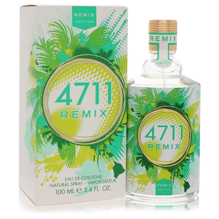 4711 Remix Green Oasis Eau De Cologne Spray (Unisex) By 4711 3.4 oz