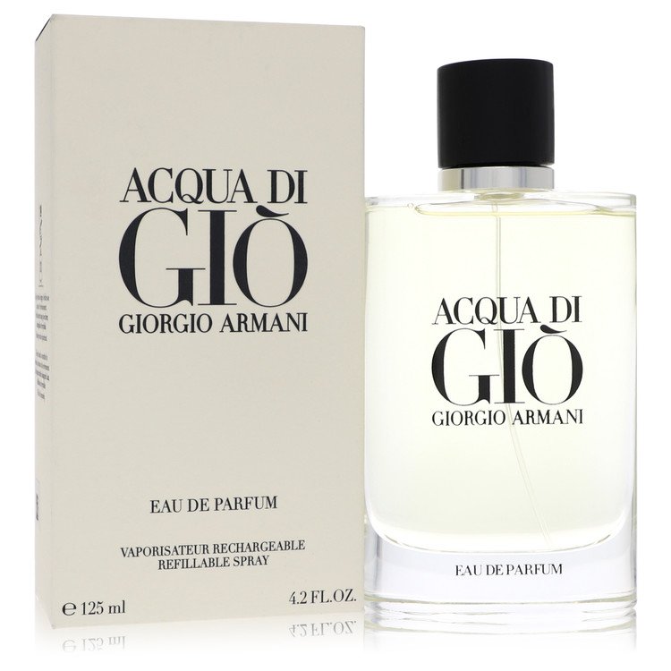 Acqua Di Gio Eau De Parfum Refillable Spray By Giorgio Armani 4.2 oz