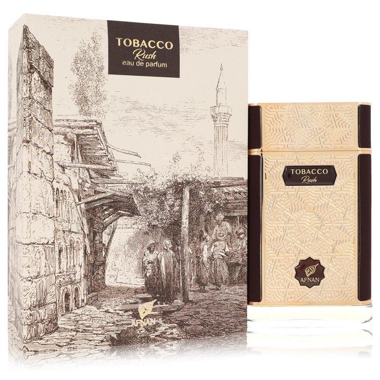 Afnan Tobacco Rush Eau De Parfum Spray (Unisex) By Afnan 2.7 oz