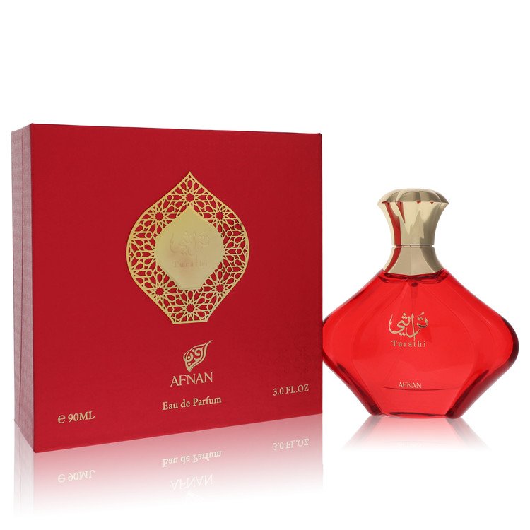 Afnan Turathi Red Eau De Parfum Spray By Afnan 3 oz