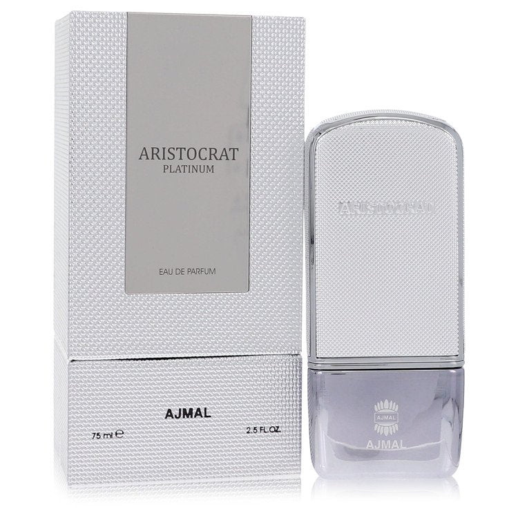 Ajmal Aristocrat Platinum Eau De Parfum Spray By Ajmal 2.5 oz