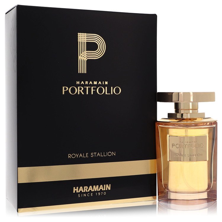 Al Haramain Portfolio Royale Stallion Eau De Parfum Spray By Al Haramain 2.5 oz