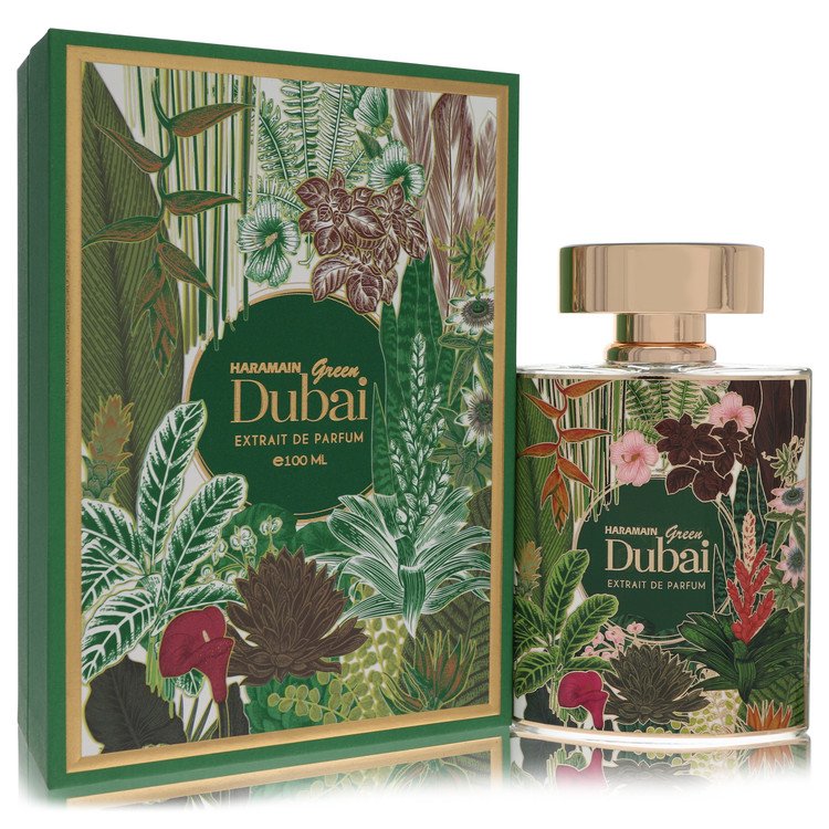Al Haramain Green Dubai Extrait De Parfum Spray (Unisex) By Al Haramain 3.3 oz