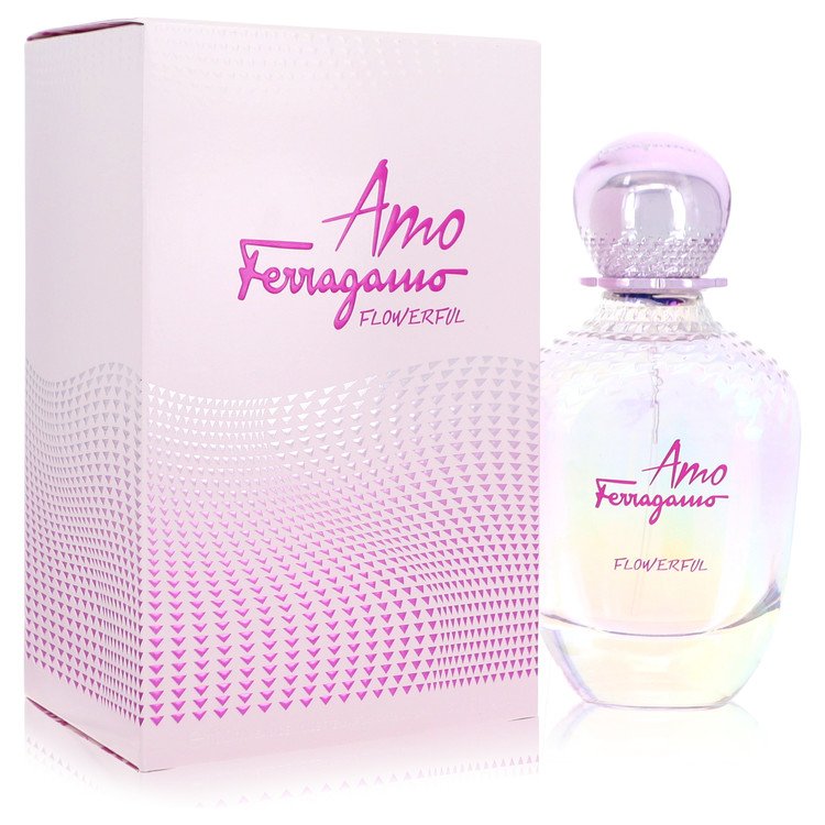 Amo Flowerful Eau De Toilette Spray By Salvatore Ferragamo 3.4 oz