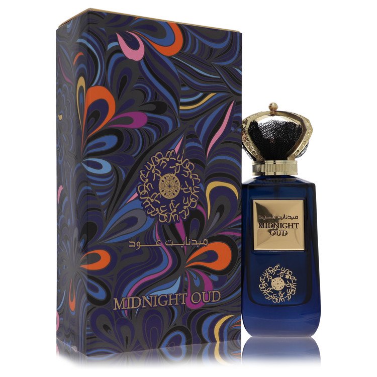 Ard Al Zaafaran Midnight Oud Eau De Parfum Spray (Unisex) By Al Zaafaran 3.4 oz