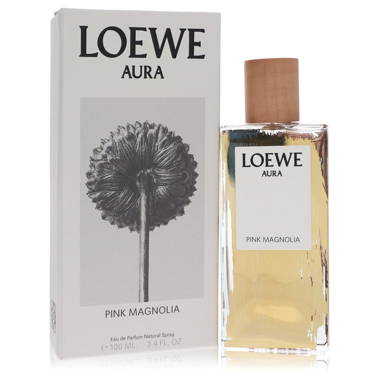 Aura Loewe Pink Magnolia Eau De Parfum Spray By Loewe 3.4 oz