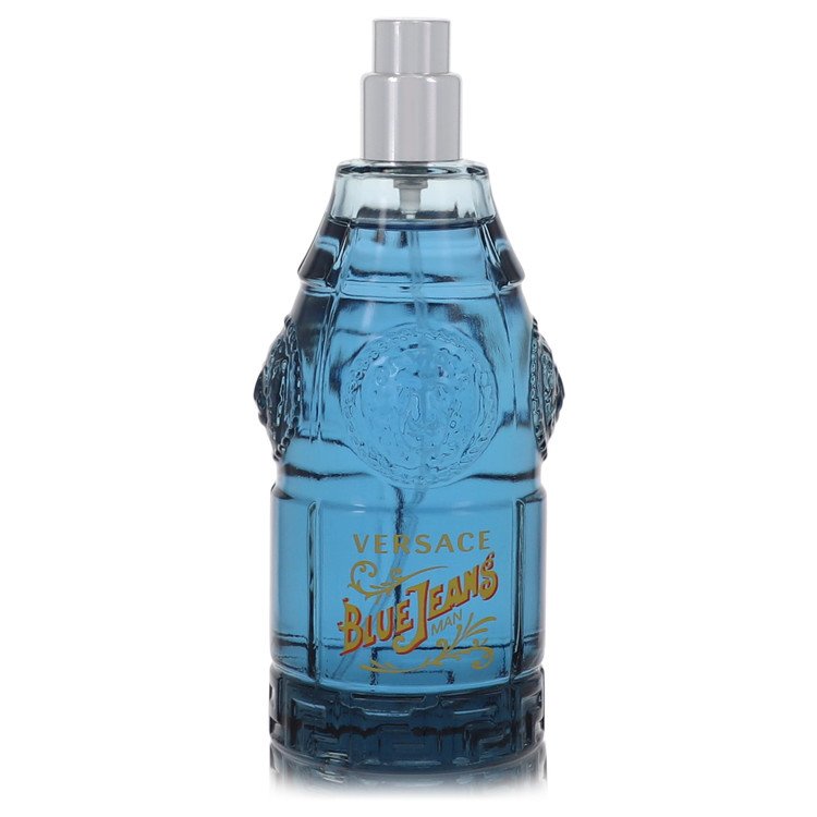 Blue Jeans Eau De Toilette Spray (Tester New Packaging) By Versace 2.5 oz