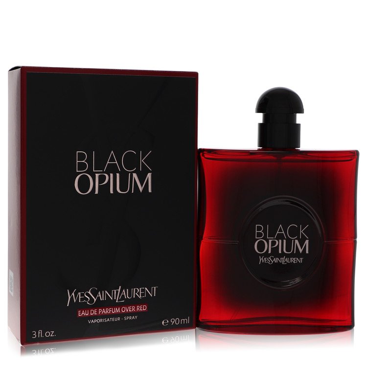 Black Opium Over Red Eau De Parfum Spray By Yves Saint Laurent 3 oz