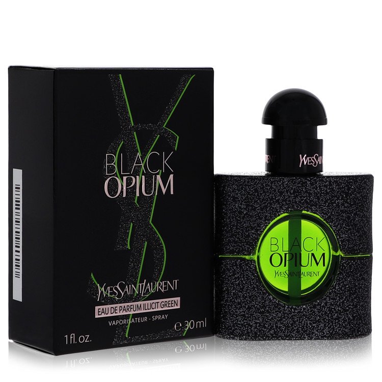 Black Opium Illicit Green Eau De Parfum Spray By Yves Saint Laurent 1 oz