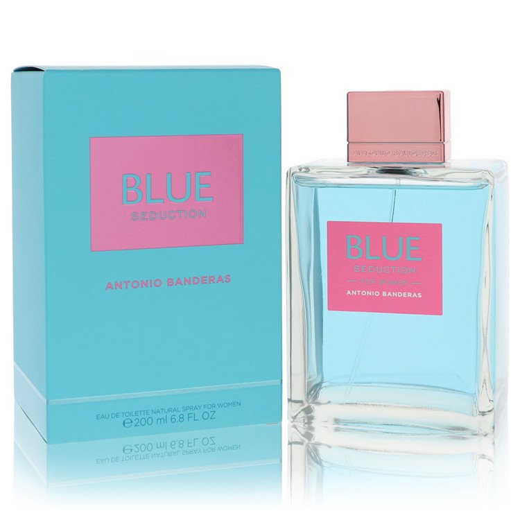 Blue Seduction Eau De Toiette Spray By Antonio Banderas 6.75 oz