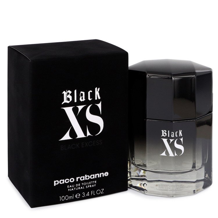 Black Xs Eau De Toilette Spray (2018 New Packaging) By Paco Rabanne 3.4 oz