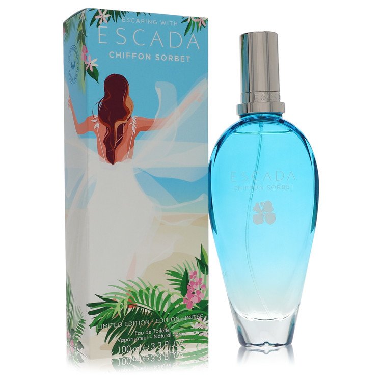 Chiffon Sorbet Eau De Toilette Spray By Escada 3.3 oz