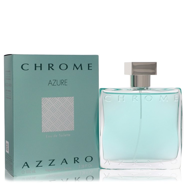 Chrome Azure Eau De Toilette Spray By Azzaro 3.4 oz