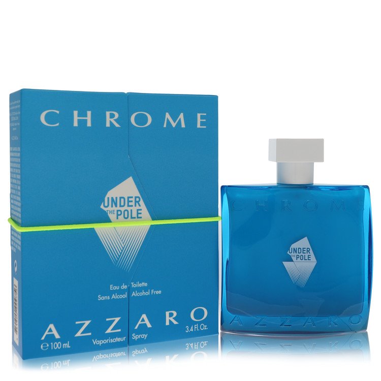 Chrome Under The Pole Eau De Toilette Spray (Alcohol Free) By Azzaro 3.4 oz