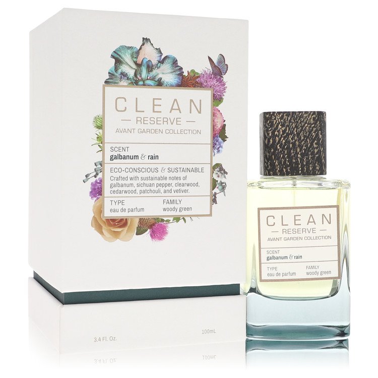 Clean Reserve Galbanum & Rain Eau De Parfum Spray (Unisex) By Clean 3.4 oz