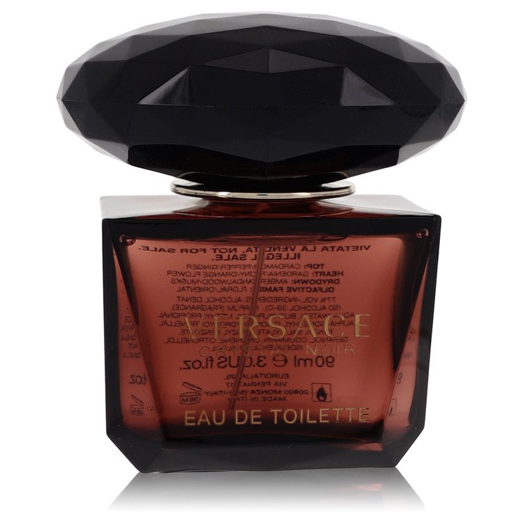 Crystal Noir Eau De Toilette Spray (Tester) By Versace 3 oz