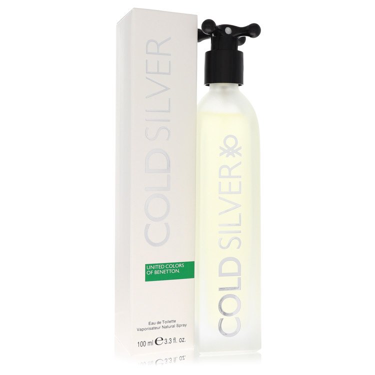 Cold Silver Eau De Toilette Spray By Benetton 3.3 oz
