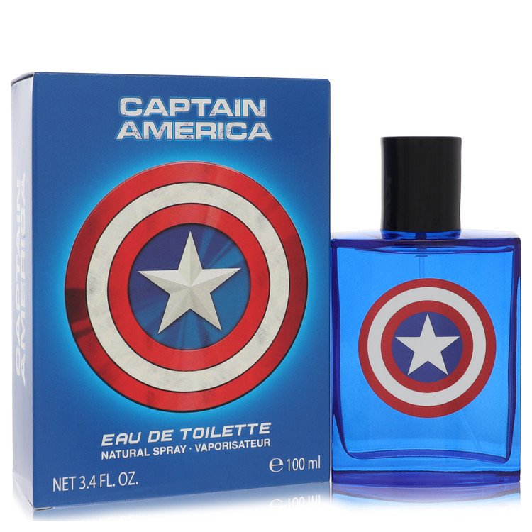 Captain America Eau De Toilette Spray By Marvel 3.4 oz