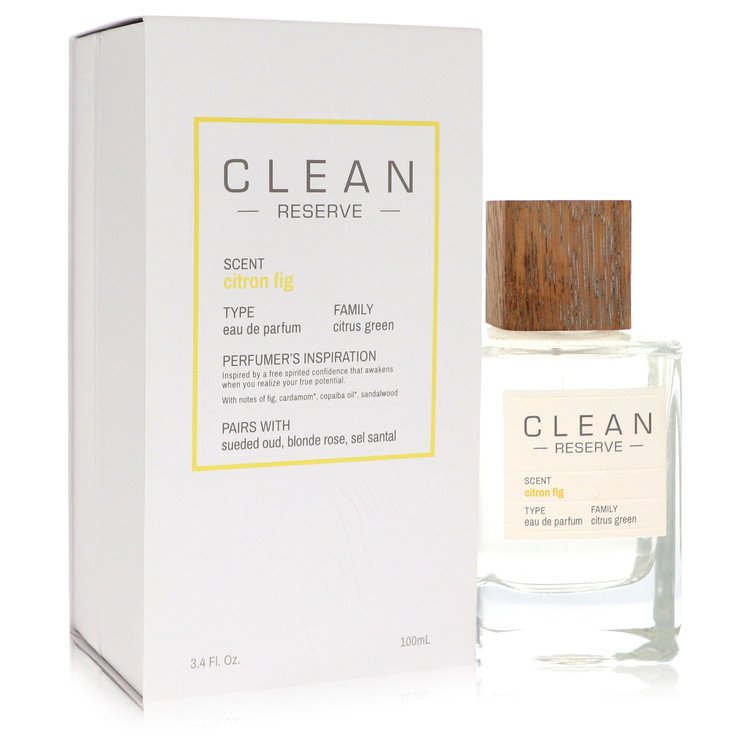 Clean Reserve Citron Fig Eau De Parfum Spray By Clean 3.4 oz