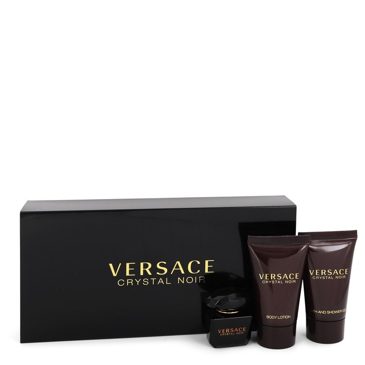Crystal Noir Gift Set By Versace .17 oz