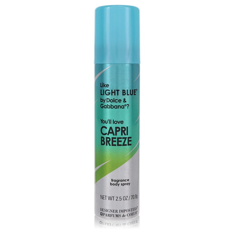 Designer Imposters Capri Breeze Body Spray By Parfums De Coeur 2.5 oz