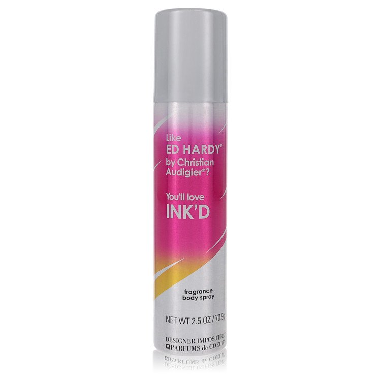 Designer Imposters Ink'd Body Spray By Parfums De Coeur 2.5 oz
