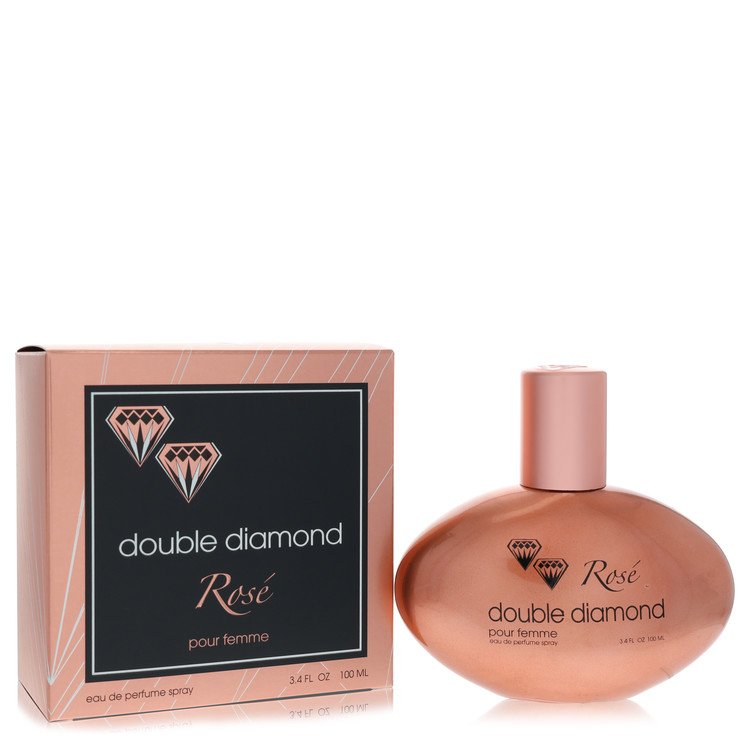 Double Diamond Rose Eau De Parfum Spray By Yzy Perfume 3.4 oz