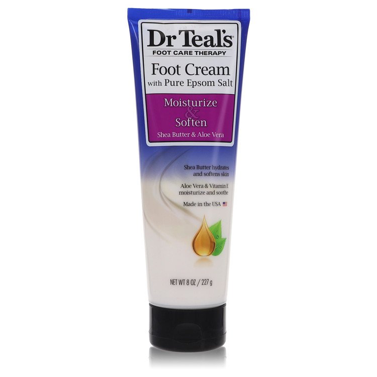 Dr Teal's Pure Epsom Salt Foot Cream Pure Epsom Salt Foot Cream with Shea Butter & Aloe Vera & Vitamin E By Dr Teal's 8 oz