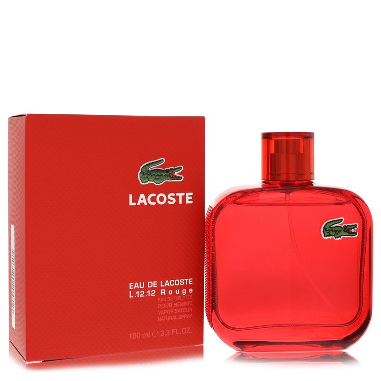 Lacoste Eau De Lacoste L.12.12 Rouge Eau De Toilette Spray By Lacoste 3.3 oz