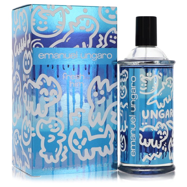 Emanuel Ungaro Fresh For Him Eau De Toilette Spray By Ungaro 3.4 oz