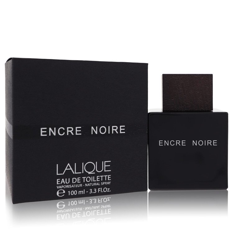 Encre Noire Eau De Toilette Spray By Lalique 3.4 oz