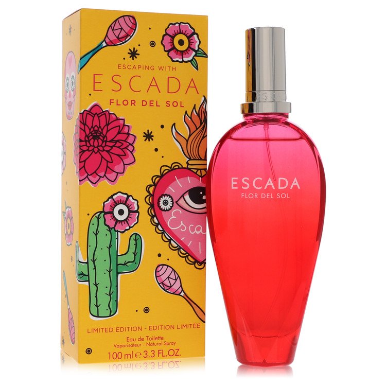 Escada Flor Del Sol Eau De Toilette Spray (Limited Edition) By Escada 3.4 oz