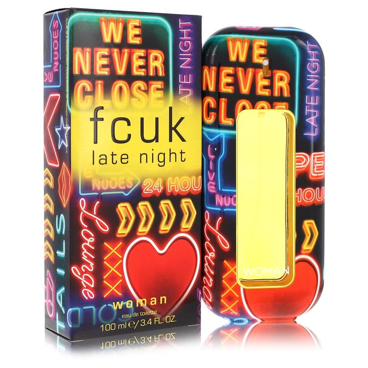 Fcuk Late Night Eau De Toilette Spray By French Connection 3.4 oz