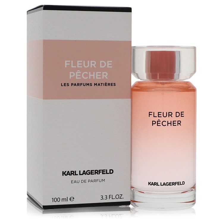 Fleur De Pecher Eau De Parfum Spray By Karl Lagerfeld 3.3 oz