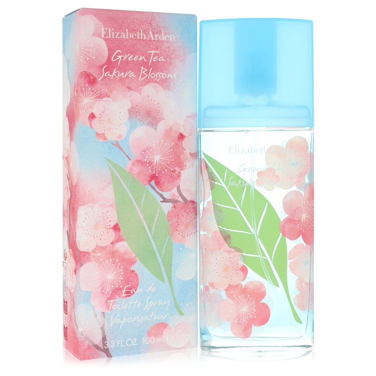 Green Tea Sakura Blossom Eau De Toilette Spray By Elizabeth Arden 3.3 oz