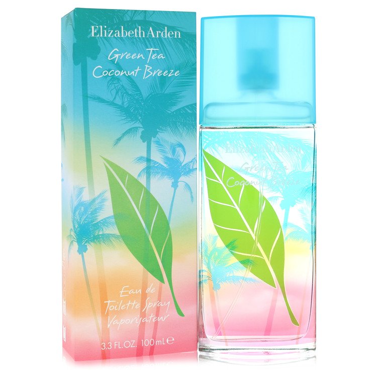 Green Tea Coconut Breeze Eau De Toilette Spray By Elizabeth Arden 3.3 oz