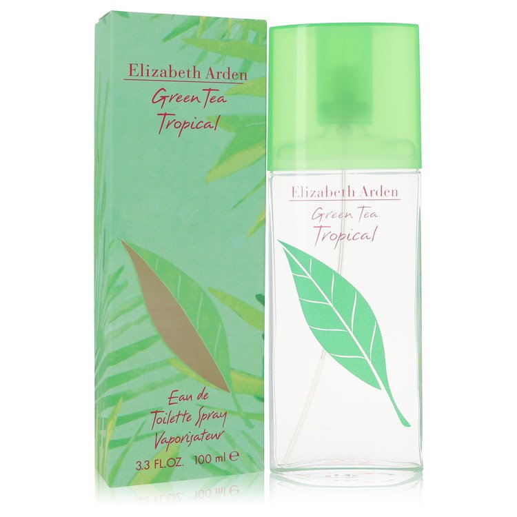 Green Tea Tropical Eau De Toilette Spray By Elizabeth Arden 3.3 oz