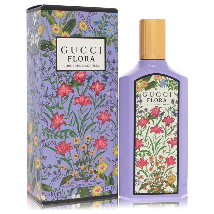 Flora Gorgeous Magnolia Eau De Parfum Spray By Gucci 3.3 oz