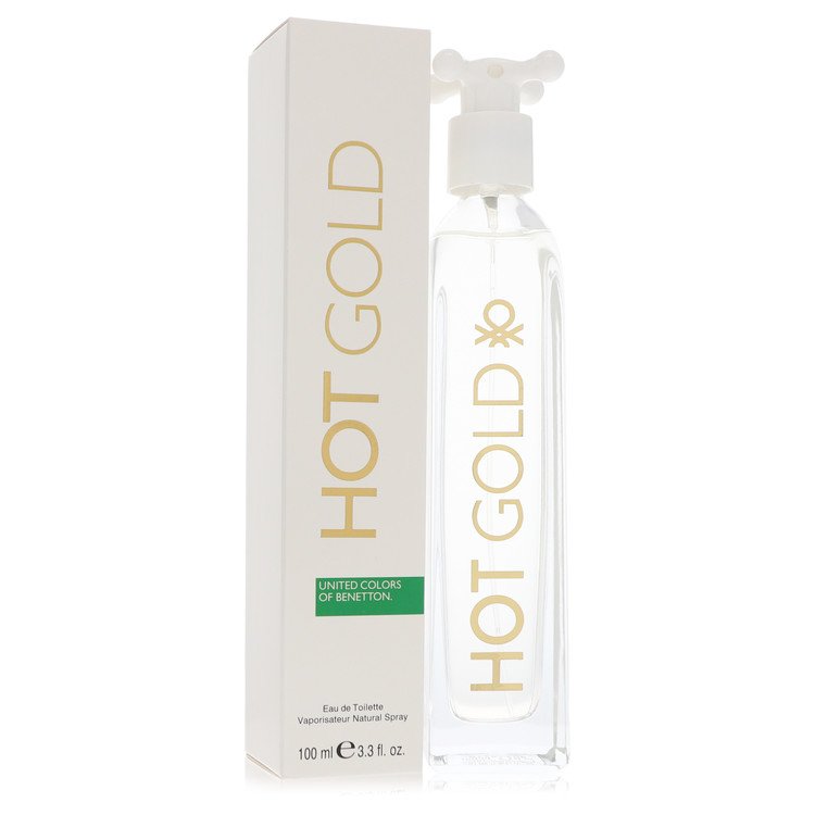 Hot Gold Eau De Toilette Spray By Benetton 3.3 oz