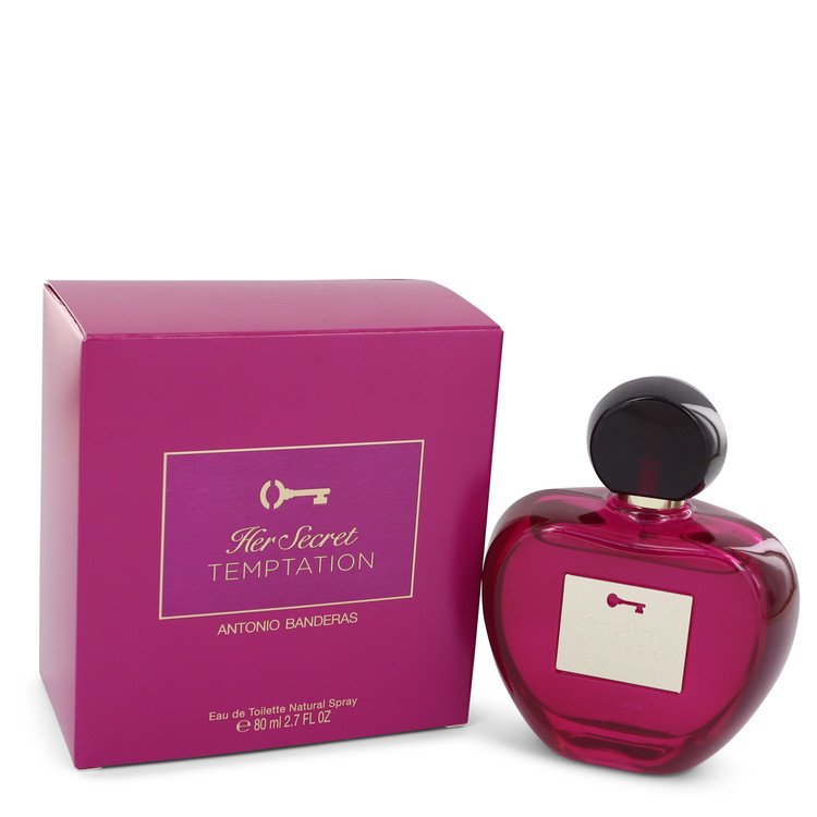 Her Secret Temptation Eau De Toilette Spray By Antonio Banderas 2.7 oz
