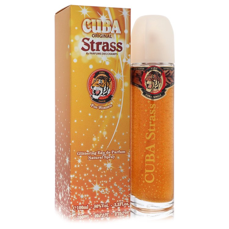 Cuba Strass Tiger Eau De Parfum Spray By Fragluxe 3.4 oz