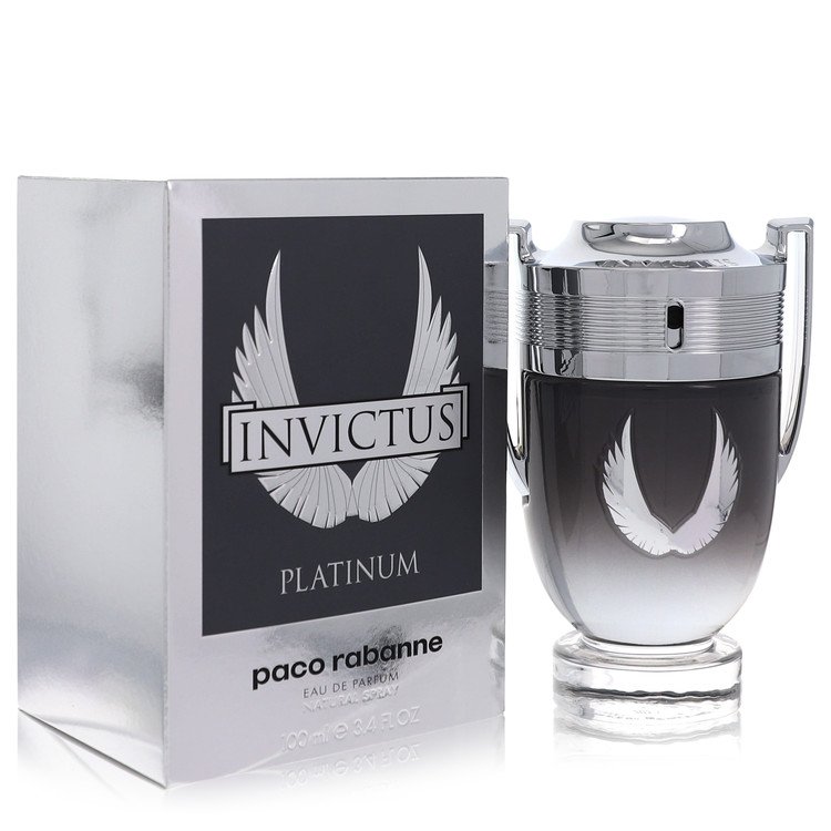 Invictus Platinum Eau De Parfum Spray By Paco Rabanne 3.4 oz