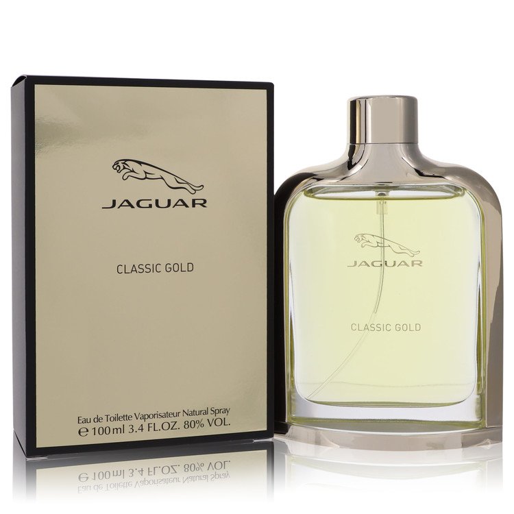 Jaguar Classic Gold Eau De Toilette Spray By Jaguar 3.4 oz