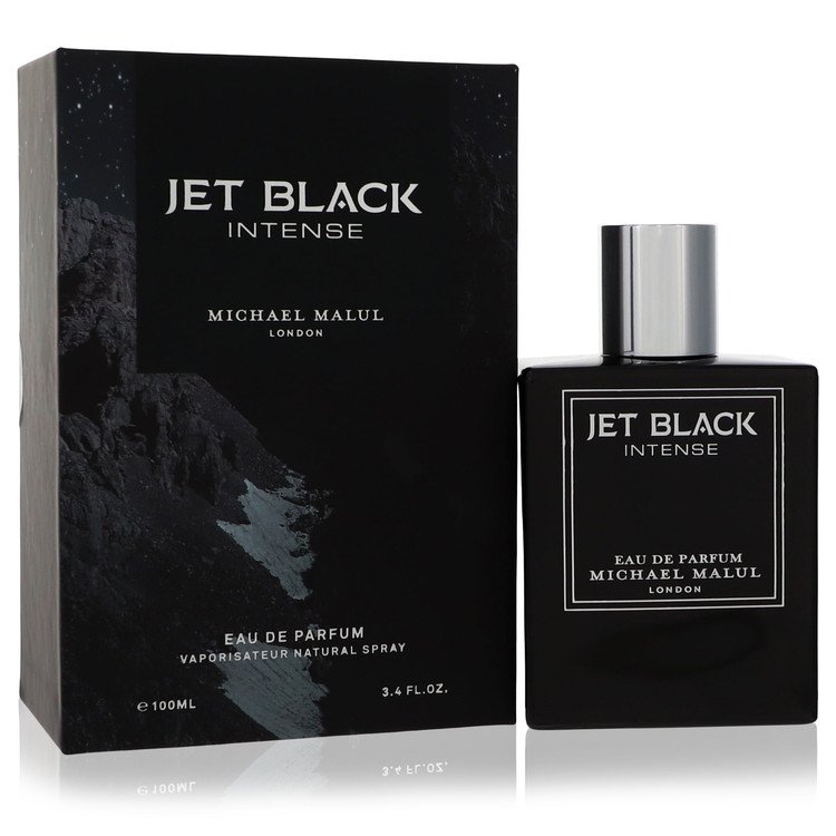 Jet Black Intense Eau De Parfum Spray By Michael Malul 3.4 oz