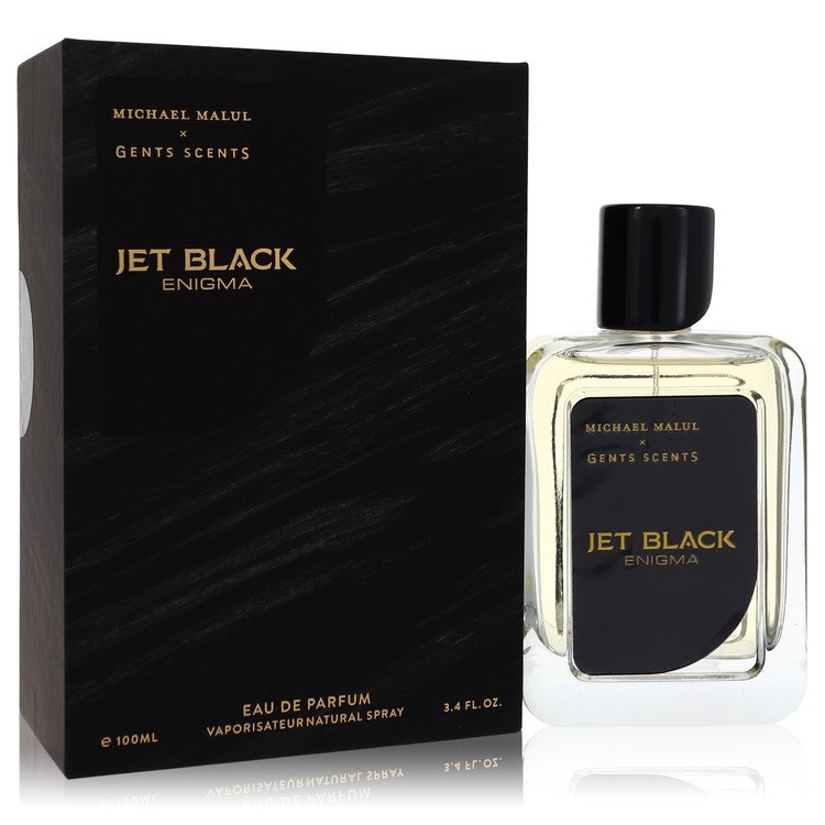 Jet Black Enigma Eau De Parfum Spray By Michael Malul 3.4 oz