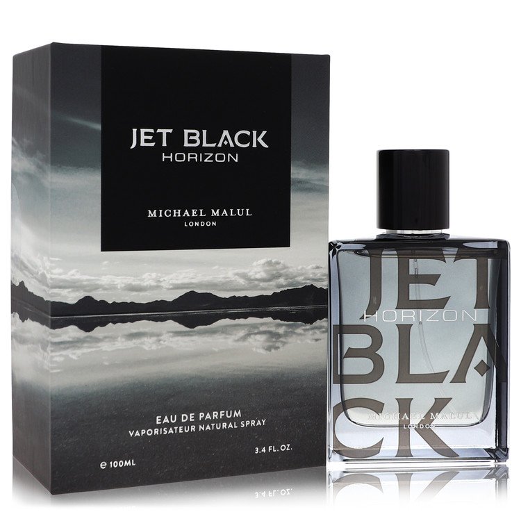 Jet Black Horizon Eau De Parfum Spray By Michael Malul 3.4 oz