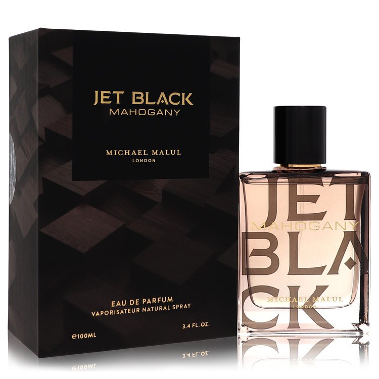 Jet Black Mahogany Eau De Parfum Spray By Michael Malul 3.4 oz