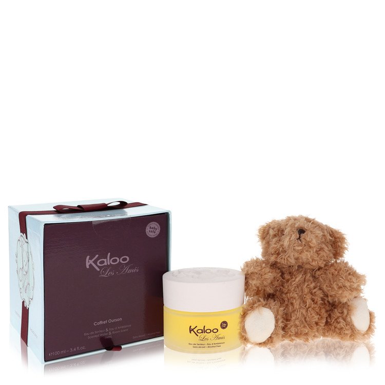 Kaloo Les Amis Eau De Senteur Spray / Room Fragrance Spray (Alcohol Free) + Free Fluffy Bear By Kaloo 3.4 oz