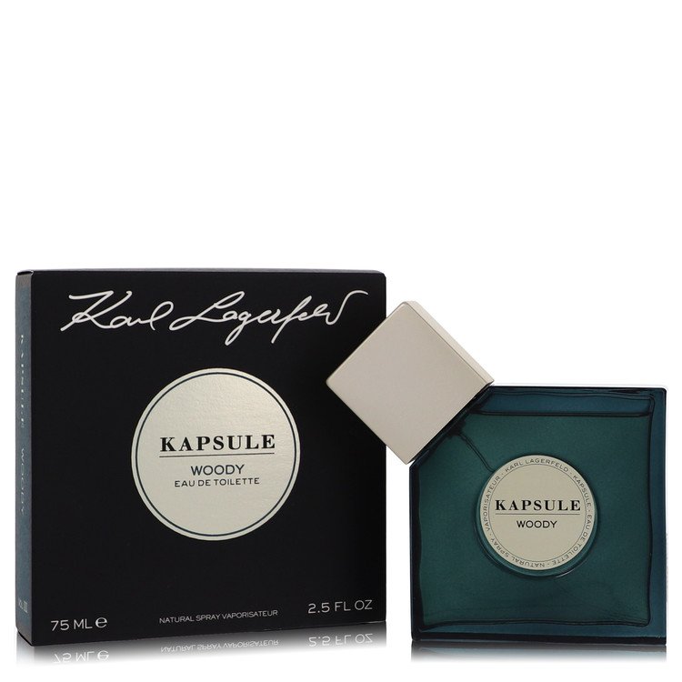 Kapsule Woody Eau De Toilette Spray By Karl Lagerfeld 2.5 oz