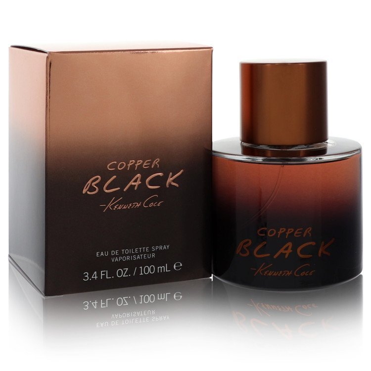 Kenneth Cole Copper Black Eau De Toilette Spray By Kenneth Cole 3.4 oz
